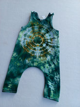 Load image into Gallery viewer, Tie Dyed Slouch Romper - Tree Hugger