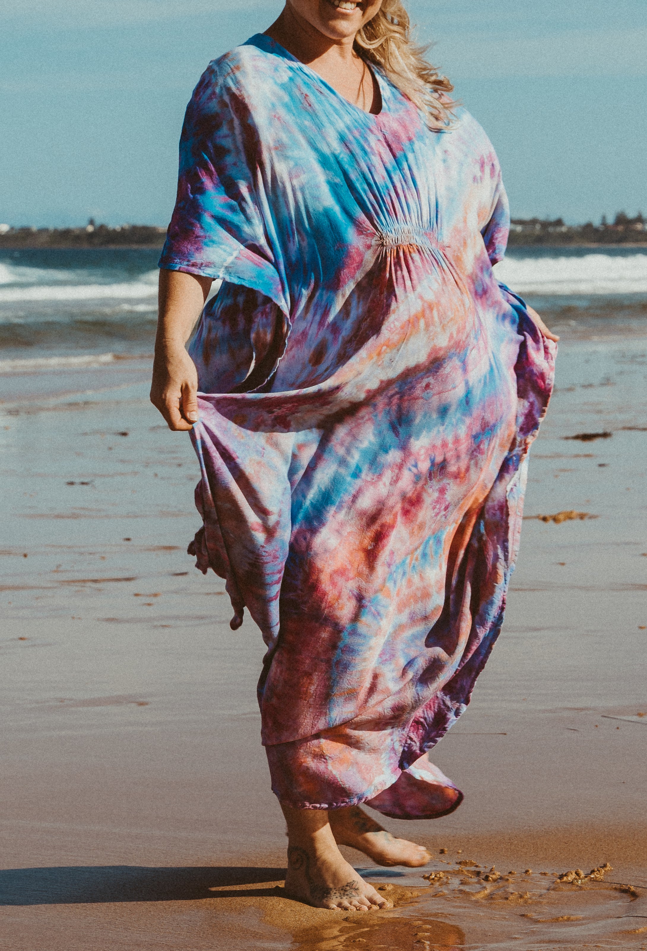 Stevie & Luna Kaftan - Plain White