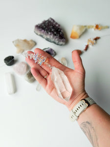 Sun Catchers - Raw & Swarovski Crystal Variations