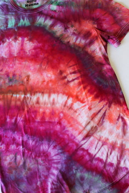 Adult T-shirt Dress - Berry Colourway XS
