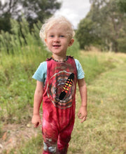 Load image into Gallery viewer, Tie Dyed Slouch Romper in &quot;Of The Earth&quot; Colourway