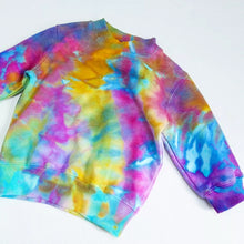 Load image into Gallery viewer, Hand Painted Sunflower on our Coral Crew Neck Jumper